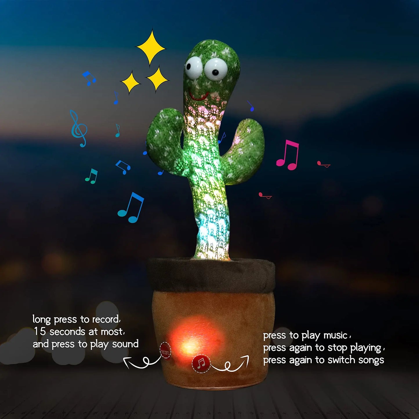 HOMEDGE™-Cacto Dancing Cactus Plush Toy