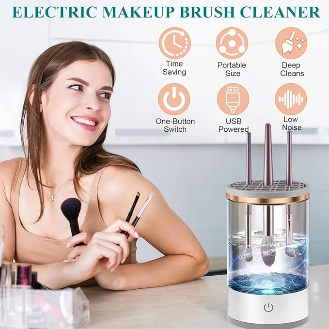 HOMEDGE™-Electric Makeup Brush Cleaner